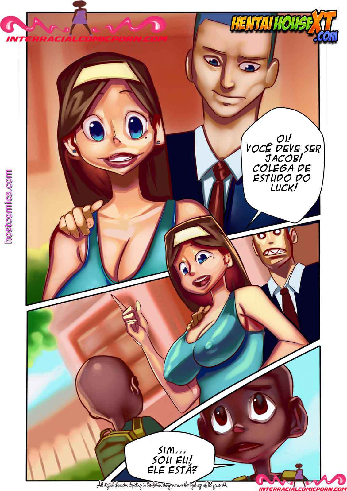 Moleque tarado - Quadrinhos Eroticos - Interracial